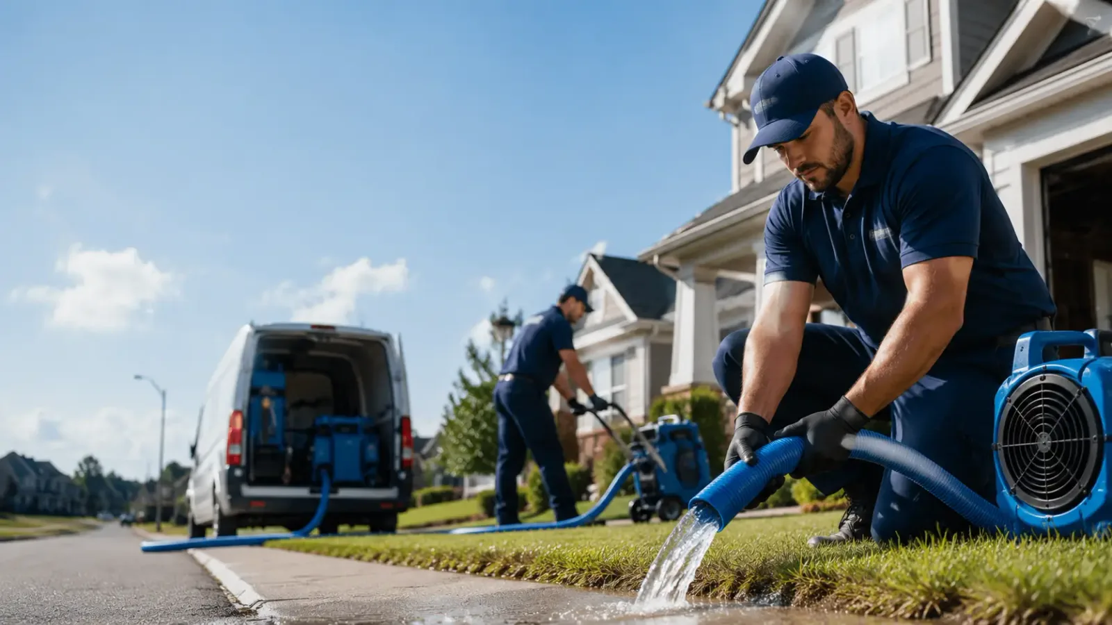 Flood Damage Restoration in Rozel, KS